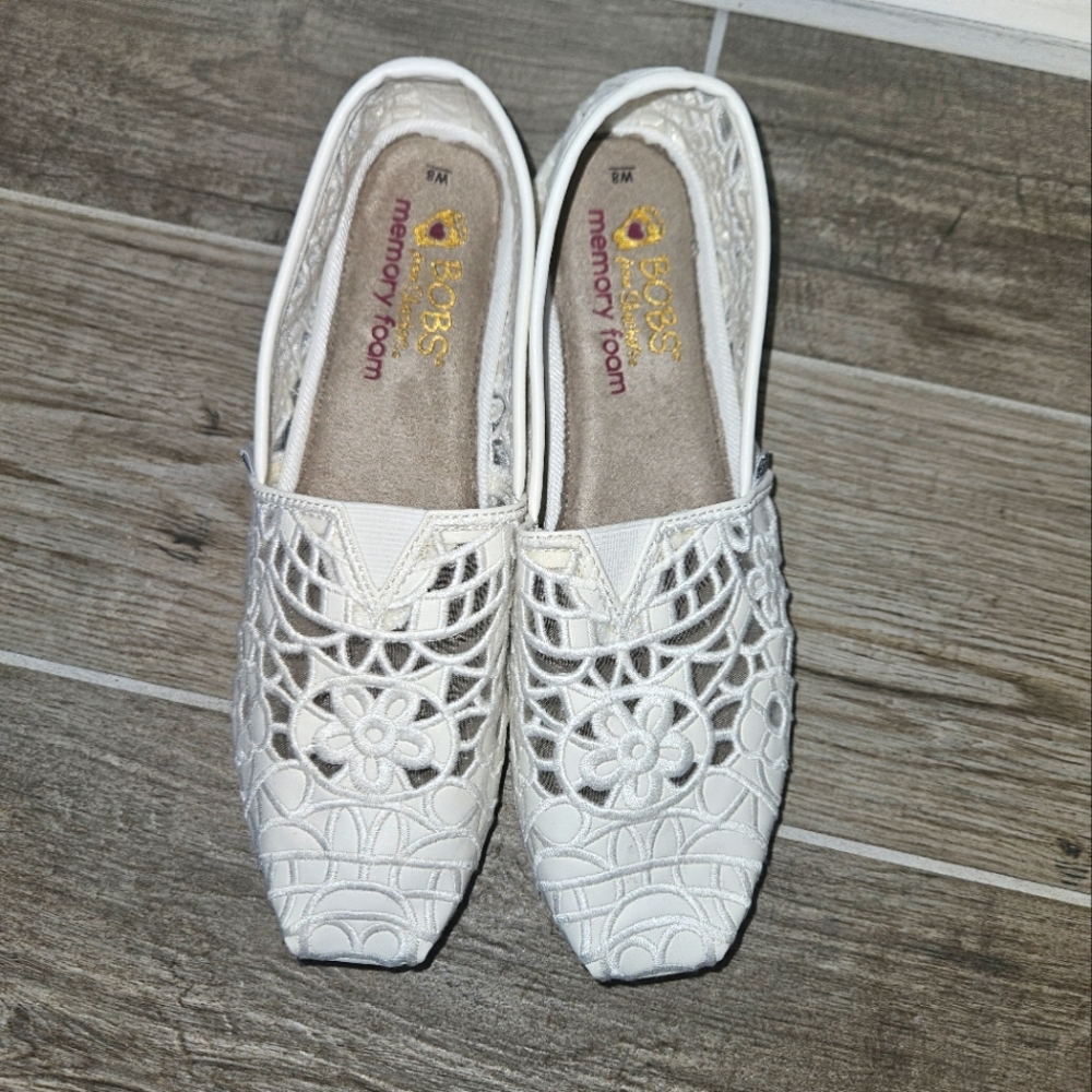 White Espadrilles BOBS